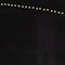 Baxton Studio Oxley Traditional Glam and Luxe Black Velvet and Gold Metal Queen Size Panel Bed 220-12848-ZORO - alternate 8
